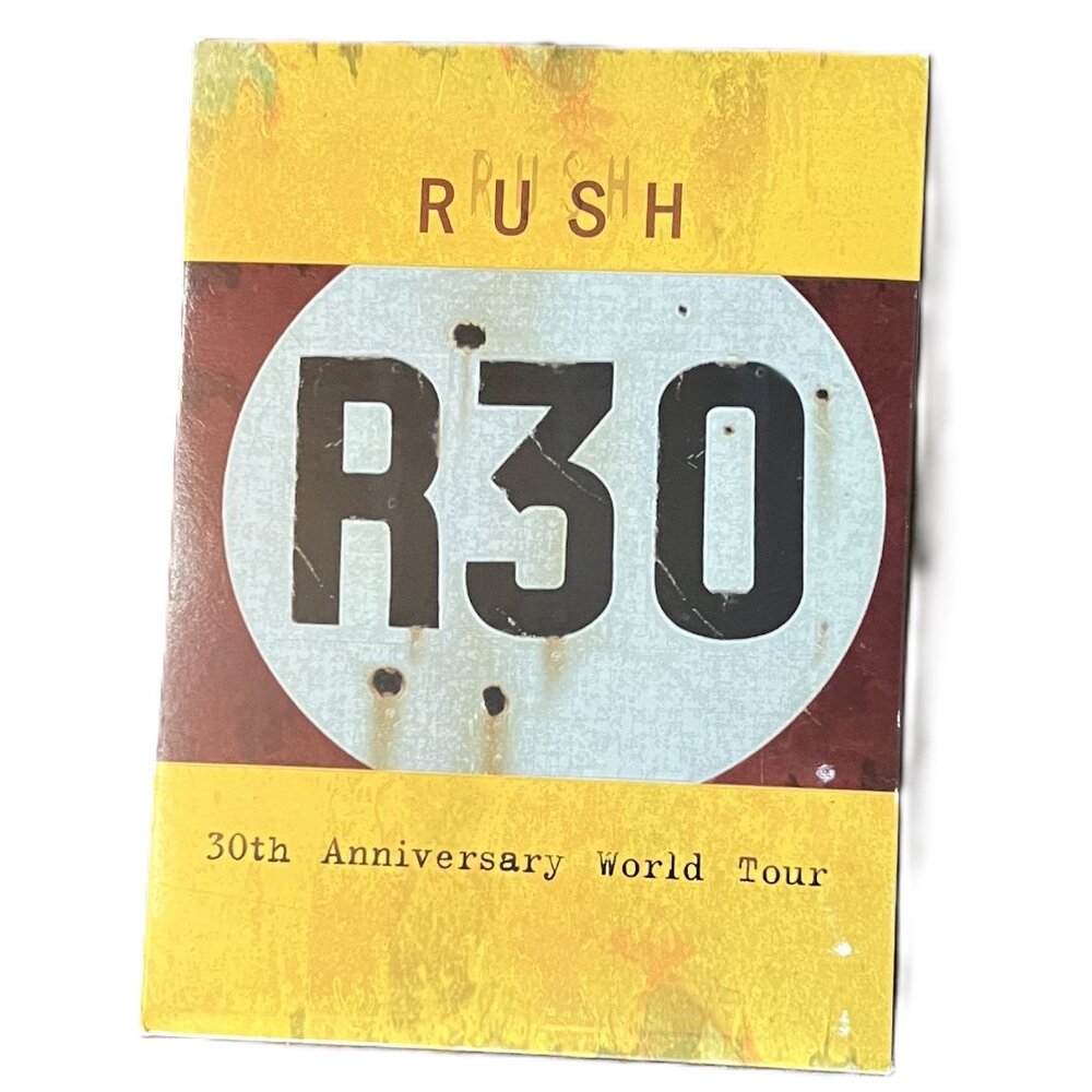 Rush R30 30th Anniversary World Tour 2-DVD and Tour Booklet Set